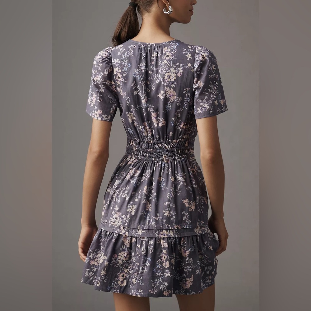 Anthropologie The Somerset Mini Dress Sz M - Picture 2 of 9